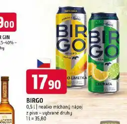 Terno Birgo nealkoholické pivo nabídka