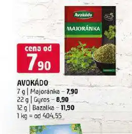 Terno Avokádo gyros nabídka