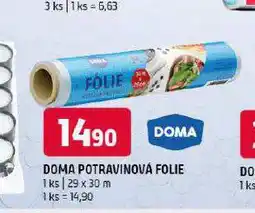 Terno Doma potravinová fólie nabídka