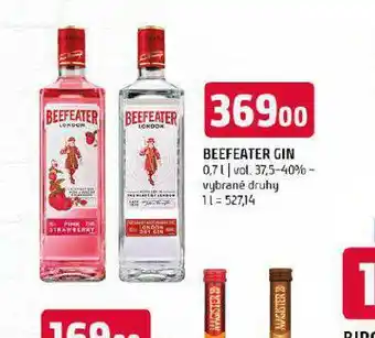 Terno Beefeater gin nabídka