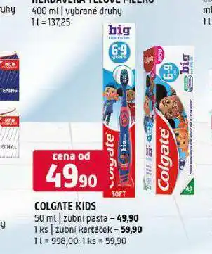 Terno Colgate zubní kartáček nabídka