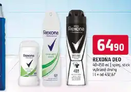 Terno Rexona deodorant nabídka