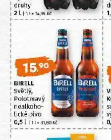 Terno Birell nealkoholické pivo nabídka