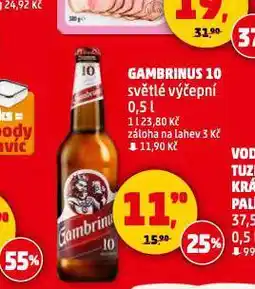 Penny Market Pivo gambrinus nabídka