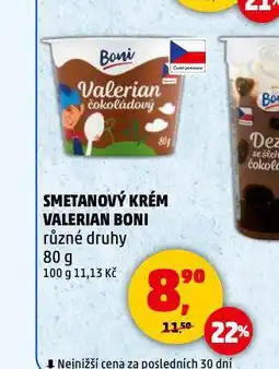 Penny Market Smetanový krém valerian nabídka