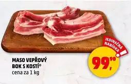 Penny Market Maso vepřový bok s kostí nabídka