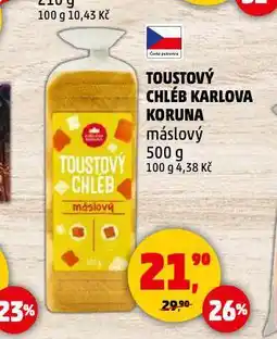 Penny Market Toustový chléb nabídka