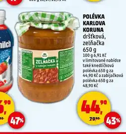 Penny Market Dršťková polévka nabídka