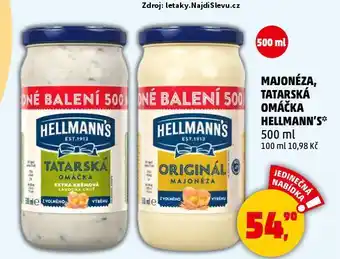 Penny Market Hellmann's tatarská omáčka nabídka