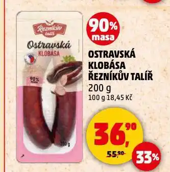 Penny Market Ostravská klobása nabídka