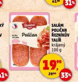 Penny Market Salám poličan nabídka