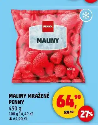 Penny Market Maliny mražené nabídka