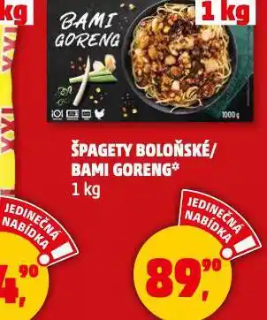 Penny Market Špagety boloňské nabídka