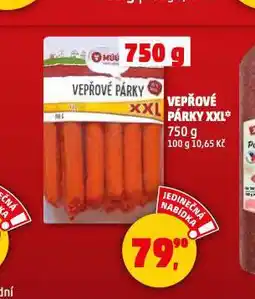 Penny Market Vepřové párky nabídka