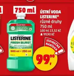 Penny Market Listerine ústní voda nabídka