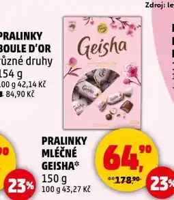 Penny Market Pralinky mléčné geisha nabídka