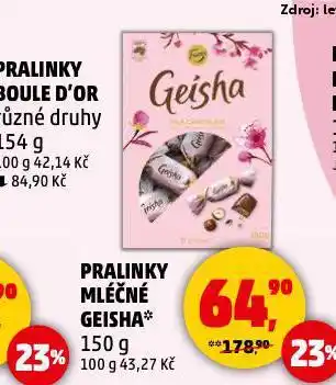 Penny Market Pralinky mléčné geisha nabídka