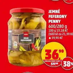 Penny Market Jemné feferony nabídka