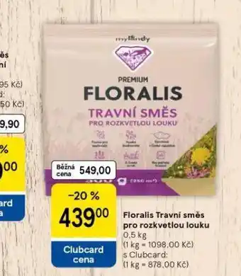 Tesco Travní směs pro rozkvětlou louku nabídka