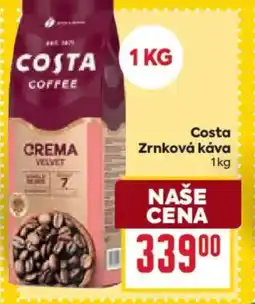 Billa Costa Zrnková káva nabídka