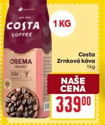 Billa Costa Zrnková káva nabídka