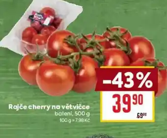 Billa Rajče cherry na větvičce nabídka