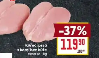 Billa Kuřecí prsa s kostí bez kůže nabídka