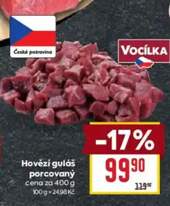 Billa Hovězí guláš porcovaný nabídka