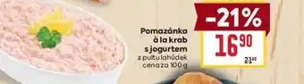 Billa Pomazánka à la krab s jogurtem nabídka