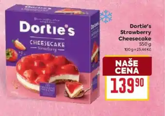 Billa Dortie's strawberry cheesecake nabídka