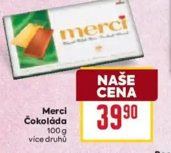 Billa Merci čokoláda nabídka