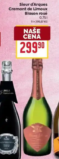 Billa Sieur d'arques cremant de limoux blason rosé nabídka