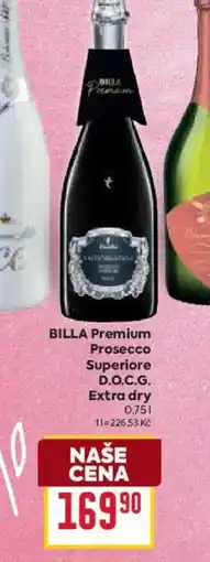 Billa Billa premium prosecco superiore d.o.c.g. extra dry nabídka