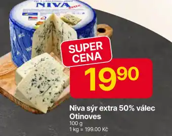 Hruška Niva sýr extra 50% válec Otinoves nabídka