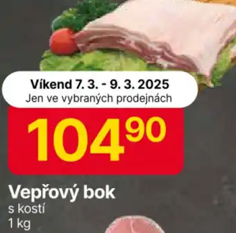 Hruška Vepřový bok s kostí nabídka