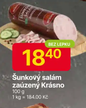 Hruška Šunkový salám zaúzený Krásno nabídka