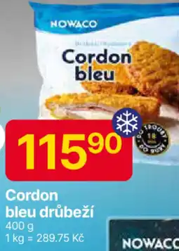 Hruška Cordon bleu drůbeží nabídka