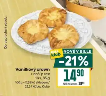 Billa Vanilkový crown nabídka