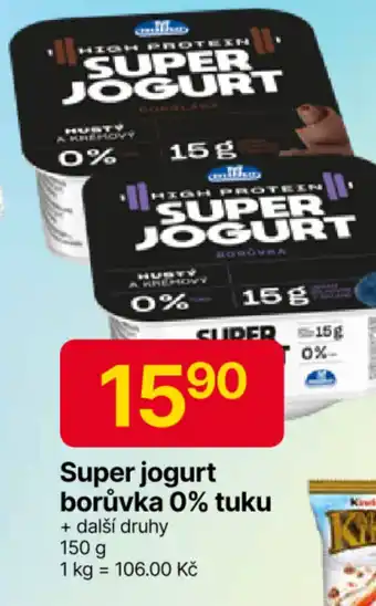 Hruška Super jogurt borůvka 0% tuku nabídka