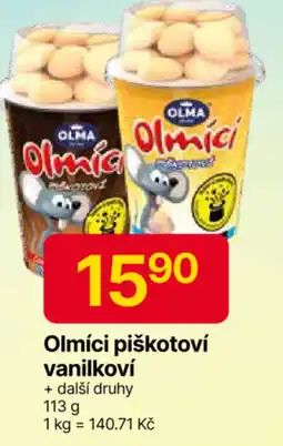 Hruška Olmíci piškotoví vanilkoví nabídka