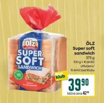 Billa ÖLZ Super soft sandwich nabídka