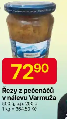 Hruška Řezy z pečenáčů v nálevu Varmuža nabídka