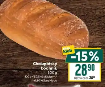 Billa Chalupářský bochník nabídka