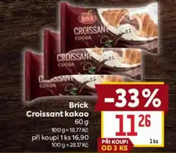 Billa Brick croissant kakao nabídka