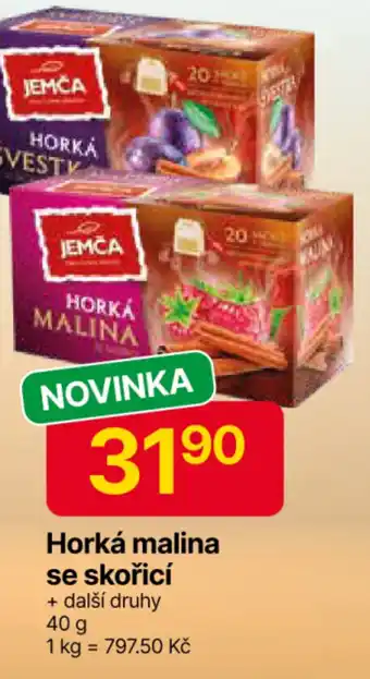 Hruška Horká malina se skořicí nabídka