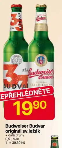 Hruška Budweiser Budvar originál sv.ležák nabídka