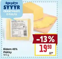 Billa Eidam 45% plátky nabídka