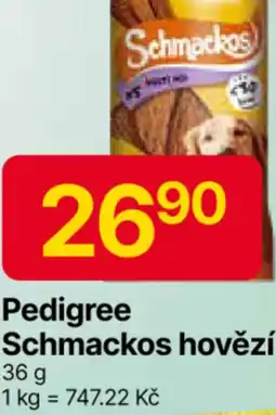 Hruška Pedigree Schmackos hovězí nabídka