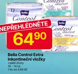 Hruška Bella Control Extra inkontineční vložky nabídka