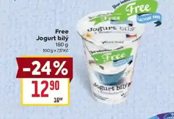 Billa Free jogurt bílý nabídka